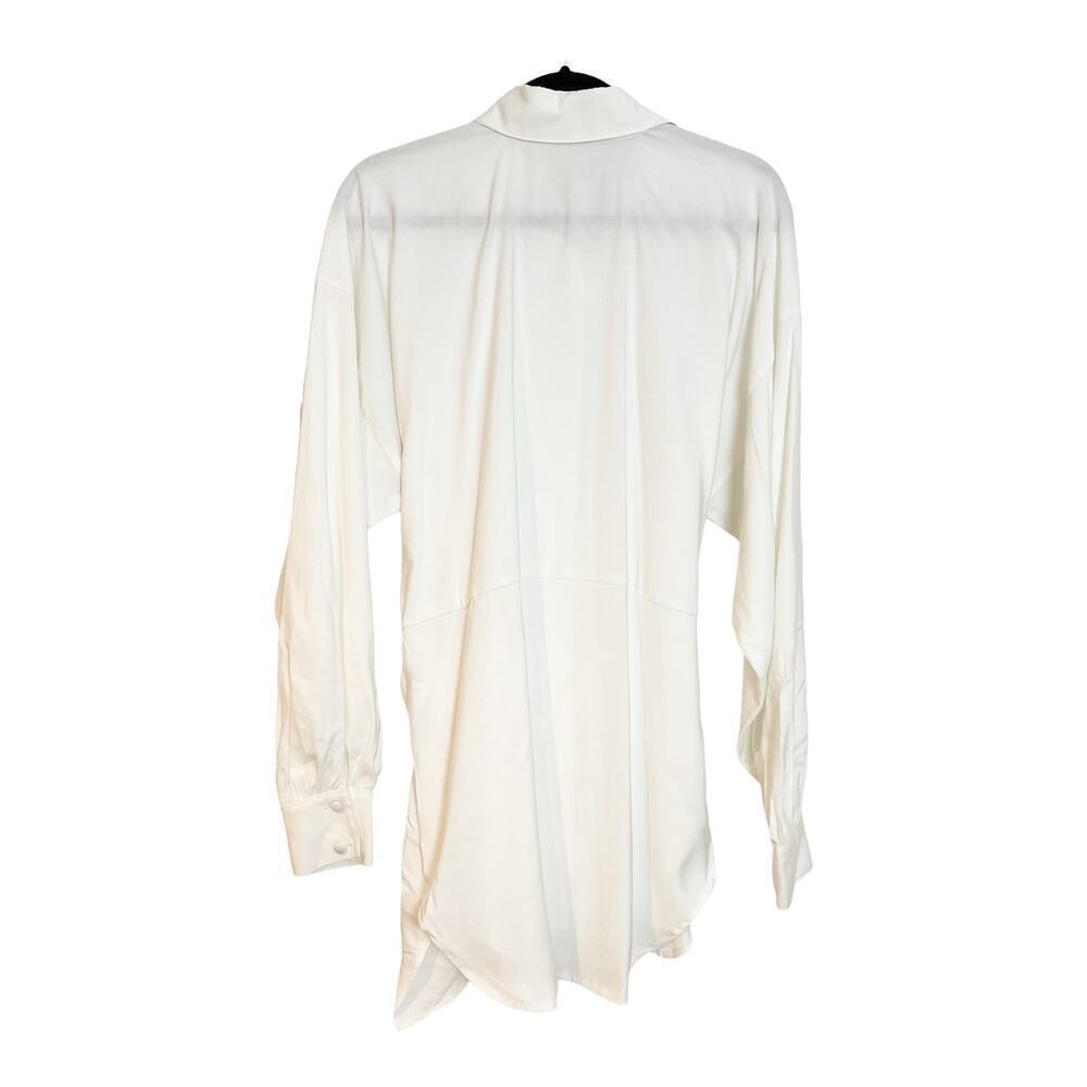 NONCHALANT Lable Dafne Tie Front Dress Off White Women's Size S NWT - Picture 5 of 10